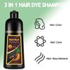 Natural Silver Gray Hair Color Shampoo 500ml, 3-IN-1 Hair Dye Shampoo, Hair Nourishing & Dyeing for Men Women Colors in 10-15 mins, Silver Hair Dye Color Easy to Use（Natural Silver Gray）