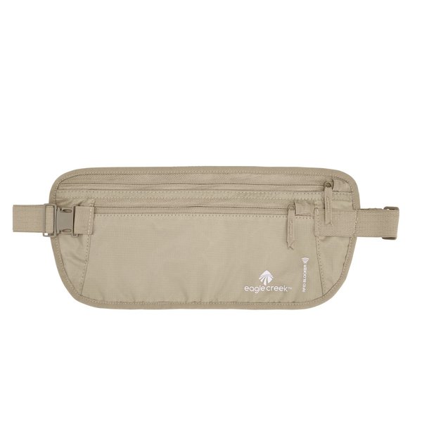 Eagle Creek Undercover Hidden Pocket - Travel Money Belt Deluxe for Men and Women, Tan