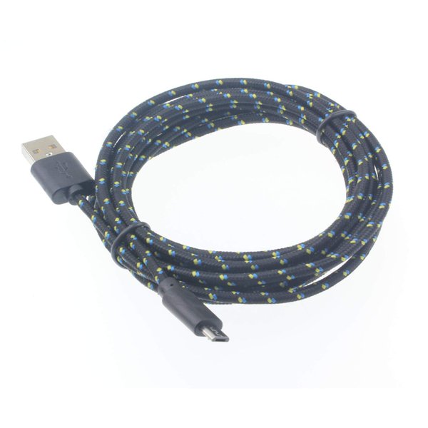 LOVPAIN10ft USB Cable MicroUSB Charger Cord for Moto E Phone, Power Wire Long Sync Braided Compatible with Motorola Moto E