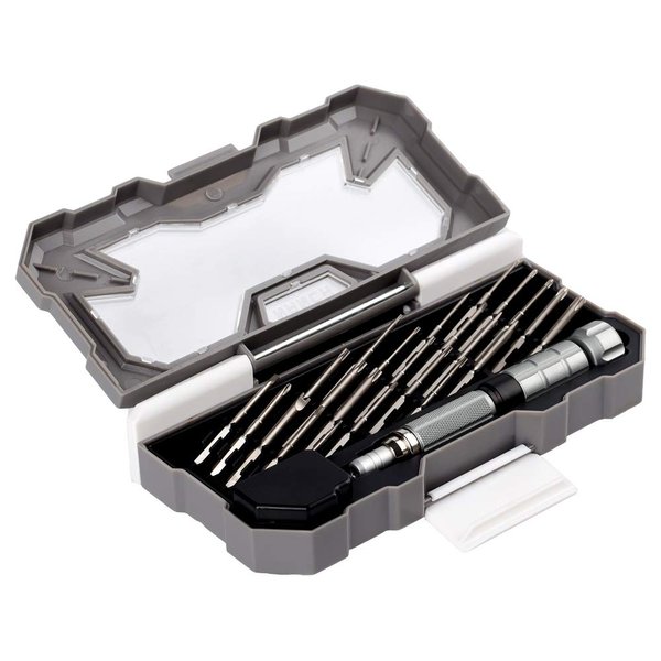 Nanch Electronics Screwdriver Set with Telescopic Aluminum Handle and 23 Alloy S2 Screwdriver Bits for Computer Smartphone Watches and other Small Tablets