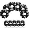 12 Pieces Silk Hair Scrunchies Volleyball Sport Hair Elastic Satin Ties Bands Ponytail Holders for Players Teams Gifts Wristband Decoration Hair Accessories Women Girls