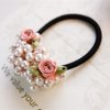 Ruihfas 4Pcs Korean Fashion Headbands Women Girls Hair Accessories Flower Hair Ties Ropes Pearl Hair Band Scrunchies