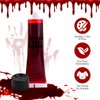 8 Colors Face Body Paint Kit, Halloween SFX Makeup, Black White Red Face Paint + SFX Fake Blood Washable + Fake Skin Imitation, Body Painting Kit for Halloween SFX Makeup Cosplay Joker Costume Part
