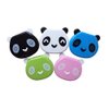 DMtse Cute Panda Simple Contact Lens Travel Case Container Kit Set with Mirror Bottle with Tweezers Container Holder