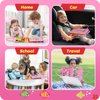INKLAB Busy Board for Toddlers 3-4, Toddler Montessori Toys Age 3+, Learning Toys for Toddlers 3-5 Years, 3 Year Old Girl Birthday Gift
