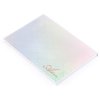 Allwon Magnetic Palette Mermaid Empty Makeup Palette with Mirror and 30Pcs Adhesive Empty Palette Metal Stickers for Eyeshadow Lipstick Blush Powder (Silver)