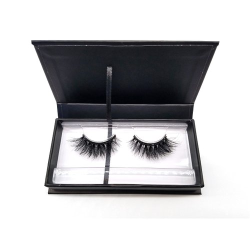 MISSLADY 12-Magnet Real Mink Magnetic Eyelashes Mink 18mm Long Wispy Fluffy Magnetic Lashes Mink (M3D-510, 18mm, 1 Pair without Eyeliner, Gift Box)