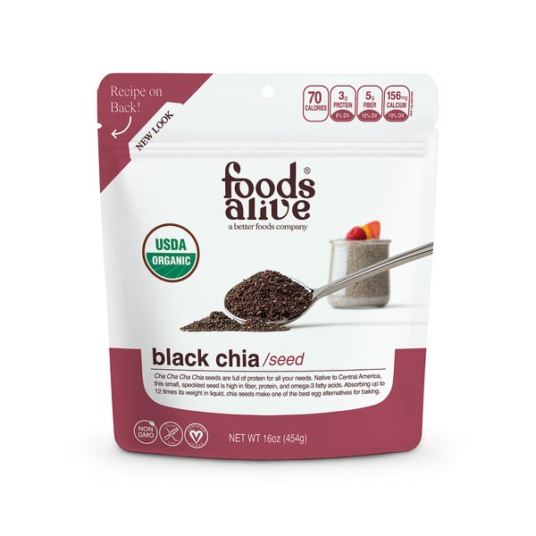 Foods Alive | Organic Chia Seeds | 16 oz | 1-Pound Bag