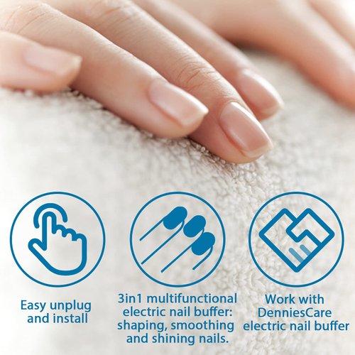 Replacement Rollers for DenniesCare Electric Nail Buffer, Filing, Buffing and Shining