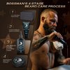 Bossman Beard Oil Jelly (4oz) - Beard Growth Softener, Moisturizer Lotion Gel with Natural Ingredients - Beard Growing Product (Magic Scent)