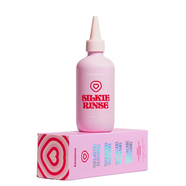 Kiramoon Face Wash Silkie Rinse Hydrating Gentle Face Cleanser for Dry or Sensitive Skin - Hydrating Makeup Remover & Face Wash w/Ceramides & Squalane