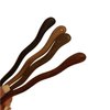 BDHRKTE 4 Pieces Of Sandalwood Hairpin, Ball Head Simple Spring Plate Hairpin, Retro Handmade Wooden Hair Stick Long Hair Sandalwood Hair Bun Hairpin Ladies Hair Accessories