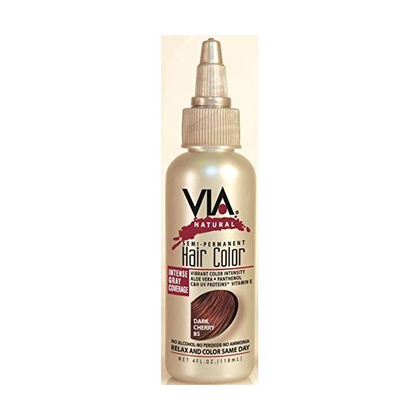 Via Natural Hair Color 085 [Dark Cherry] (Pack of 2)