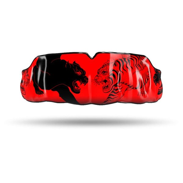 Impact Mouthguard Boxing, MMA, Muay Thai Sports Mouthguards for Youth Adults, Professional Custom-Fit, Two Tiger Yant