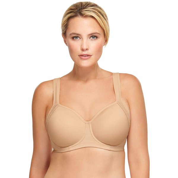 Wacoal Women's Sport Contour Underwire Bra, Sand, 36DDD