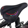Bike Seat Cushion Compatible with Peloton Bike & Bike Plus, Gel Bike Seat Cover for Women & Men Comfort, Accessories for Most Narrow Bike Seat, Extra Soft Memory Foam Padded, 11”x7”