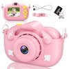 Kids Camera Toys for Boys and Girls,Kids Digital Camera with Dual Camera and 32GB SD Card，Toddler Camera for 3 4 5 6 7 8 Year Old, Christmas Birthday Present for Kids Boys and Girls
