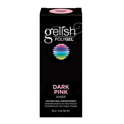 Gelish PolyGel Brand Nail Enhancement, Acrylic Nails, Nail Tips For Acrylic Nails, Acrylic Nail Tips, Dark Pink, 2 oz