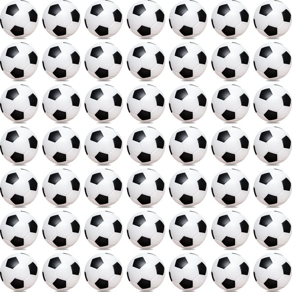 Mini Soccer Stress Balls 96 Pcs 2'' Inch Foam Sports Stress Ball Bulk for Kids Adults Small Soccer Party Favors Stress Anxiety Relief Relaxation Squeeze Ball for Party Decor School Carnival Reward
