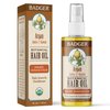 Badger - Argan Hair Oil w/Jojoba & Baobab, Moroccan Argan Oil Treatment for Dry Damaged or Frizzy Hair, Leave-In Conditioner, Organic Strengthening Moisturizer. 2 fl oz