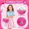 Kids Makeup Kit for Girl -Real Washable Toddler Makeup Kit for Kids Girls, Double-Layer Case Kids Makeup for Kids Little Girl, Princess Girl Toys for Birthday Christmas Gifts for 3 4 5 6 7 8 Year Old
