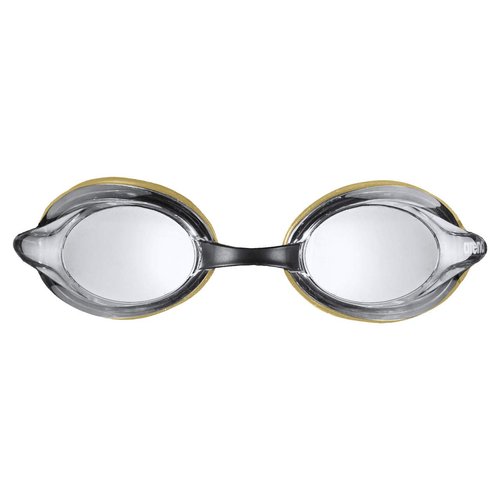 arena Versus Mirror Anti-Fog Swim Goggles for Men and Women, Silver / Gold (003147)
