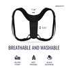Branfit Shoulder & Back Brace Posture Corrector for Women and Men, Breathable Posture Trainer, Neck Brace and Back Posture Corrector for Upper Back & Neck Pain Relief