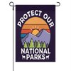 Save Our Nationals Parks, Parks Over Profits Flag Funny Banner House Eco-Friendly Holiday Flag for Outdoor Decor
