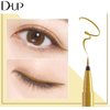 D-UP Silky Liquid Eyeliner, Smooth Eye Makeup Liner, Waterproof & Smudge Proof Eye Liner, Japanese Gel EyeLiner Pen Tip, Blendable Eyeliner for Mature Women, Mustard Brown, 1 Fl Oz