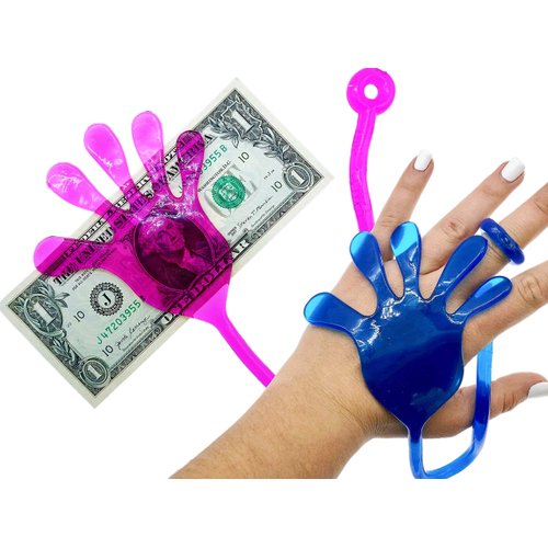 Fun a Ton Giant Snap Hand Toy (12 Pack Assorted) Jumbo Stretchy Sticky Hands Toys for Kids. Party Favors, Classroom Prizes, Birthday Gifts Easter Day Goodie Bags Stuffers Bulk.414-12s
