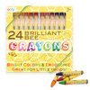 Ooly, Brilliant Bee Crayons, Bright and Vivid Triangular Crayon - Set of 24