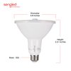 Sengled Motion Sensor, 150 Watt Equivalent LED Flood Light Bulb with Motion, E26 Base PAR38 Motion Sensor Outdoor Light Bulbs, 3000K Warm White, 1500LM, Waterproof, 2 Pack