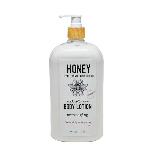 Anti-aging Honey + Hyaluronic Acid Blend Body Lotion Lavender Honey 27 oz