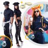 Junkin Plastic Handcuffs Toy with Safety Release Keys Hand Cuffs Fun Party Favor Gift, Stage Costume Prop Toy Halloween Police Accessories(24 Sets)