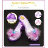 Kids Makeup Kit for Girls Princess Dress Up Shoes, BIBUTY Pretend Play Fake Makeup Set Toy for Girls with Princess Shoes Crowns Handbag for Little Girls, Princess Toy Gift for 3-6 Toddler Little Girls