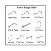 SLVIEKAE 2 Pcs Nose Piercing Kit, Portable Nose Piercing Tools with Free Nose Rings, Nose Stud Piercing Gun for Cartilage Helix Piercing (12 Pack)
