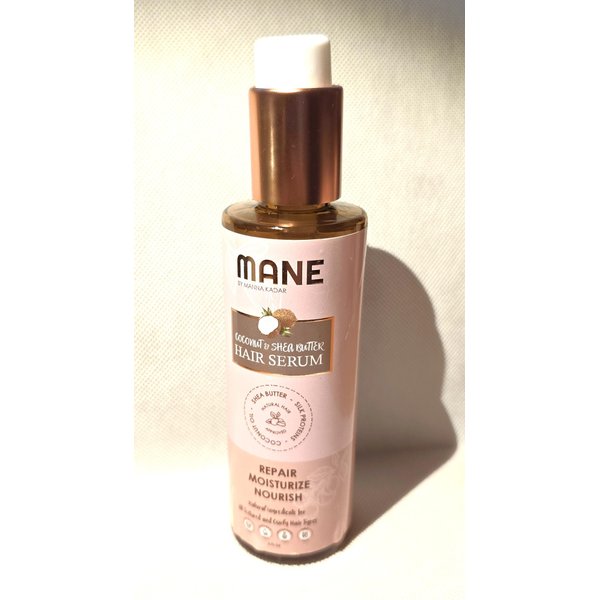 Manna Kadar Mane Coconut & Shea Butter Hair Serum, 6 oz, Pack of 2, Pink