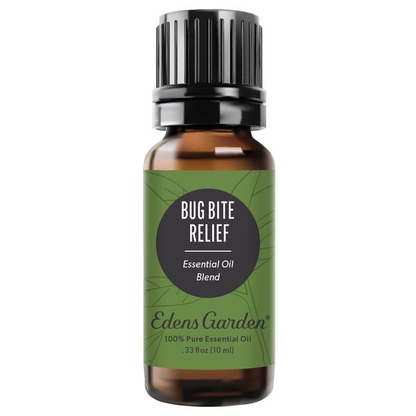 Edens Garden Bug Bite Relief Essential Oil Synergy Blend, 100% Pure Therapeutic Grade (Undiluted Natural/Homeopathic Aromatherapy Scented Essential Oil Blends) 10 ml
