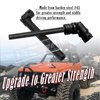 RC Drive Shaft Universal Upgrades for 1/10 Axial SCX10 II Redcat D90 Gen7/Pro RC4WD GEN8 SCX10 2, Rcarmumb 2pcs RC Crawler Driveshaft,Harden Steel #45 Part Hop-Ups (105-155MM, 2-Pack) Black