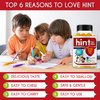 Hint Kids Brain Focus Vitamins for Kids & Teens, Children Attention Gummies Chewable Nootropic Omega 3 Supplement Support Brain Clarity 60ct