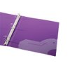 Filexec 3 Ring Binder, 1 Inch Capacity, Opaque, Letter size, Pack of 4, Blue, Hot Pink, Purple, Green (50162-6497)
