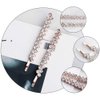 Beaupretty 2 Pairs Rhinestone Bobby Pins Crystal Bobby Pins Rhinestone Hair Clips Crystal Hairpin Decorative Bobby Pins Rhinestone Hairpins Bangs Hair Clip Bridal Hair Accessories for Women Girls
