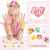 Valentines Temporary Tattoos - Konsait 10 Sheets Cute Bear Heart Cupid Valentines Day Tattoos for kids, Pink and Red Cute Valentines Tattoos, Valentines Day Party Favors