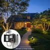 Malibu Low Voltage Landscape Pathway Light 0.6W LED Square Mission Bollard Light 12V Outdoor Black Lighting 22 Lumen 3200K Warm White Flood Light with Connector and Stake 8419-4321-01