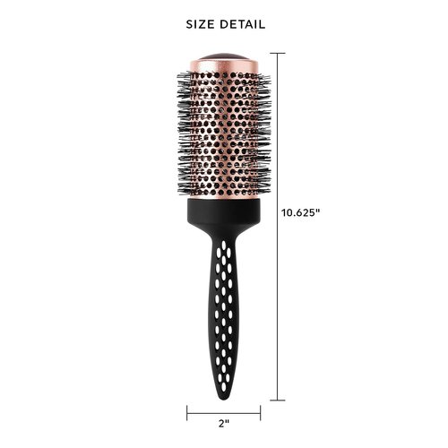 NEW Cricket Binge Copper Tension 2” Thermal Hair Styling Brush, Carbon Anti-Static Bristles, Tourmaline Ion Barrel
