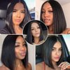 Hanne Fashion U Part Human Hair Wigs Brazilian Virgin Human Hair Wig Short Bob Wig for Black Women 12inch