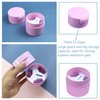 AUEAR, Eyelash Glue Storage Tank Lash Extension Organizers Activated Carbon Sealed Storage Jar Leak Proof Container Cylinder (Pink)