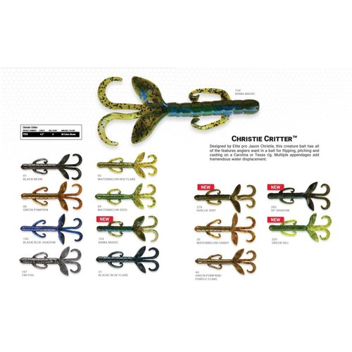 Yum Lures YCR4187 Christie Critter Tin Foil, 4.5