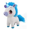 Wish Me Pets Bundle - Light Up LED Plush Stuffed Animals - Blue Tinks Unicorn and Mini Purple Unicorn