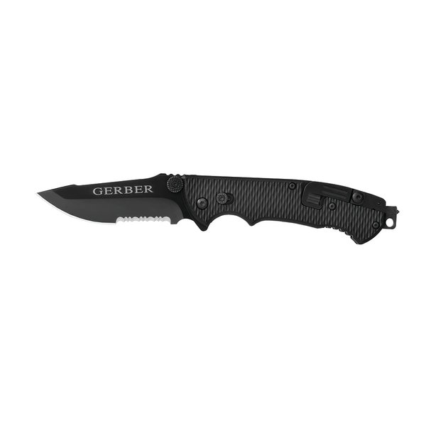 Gerber Gear Hinderer CLS Knife with Serrated Edge - 3.5" Serrated Blade Folding Knife - EDC Gear and Equipment - Stainless Steel